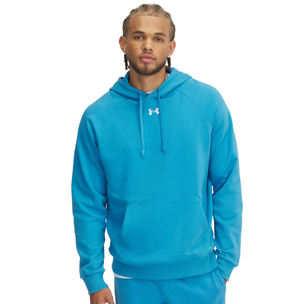 ✨BNWOT - Under Armour Men's Rival Logo Embroidered Fleece Hoodie - size L✨